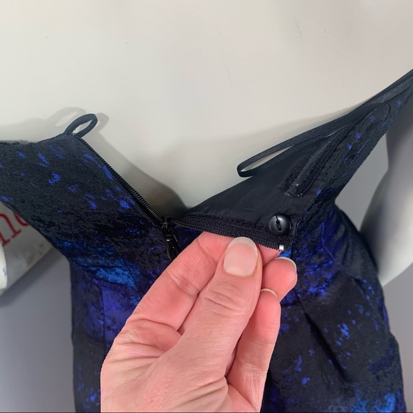 H&M strapless jacquard flare cocktail dress - Picture 9 of 15